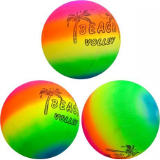 М“яч пляжний кольоровий гумовий KNZ