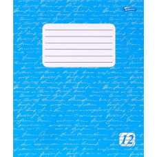 Зошит фоновий 12 аркушів у косу лінію KNZ