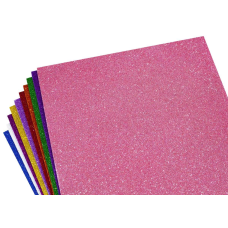 Фоаміран з гліттером мікс 2мм 20x30см 10 аркушів 8962KNZ KNZ