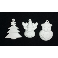 Набір гіпсових фігурок для фарбування “Новорічний“ 3шт KNZ