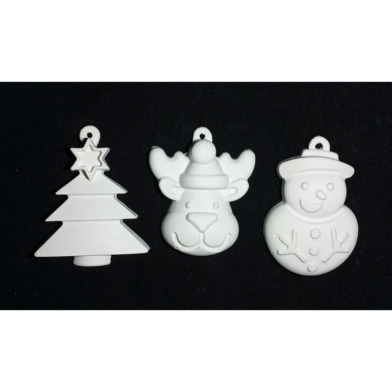 Набір гіпсових фігурок для фарбування “Новорічний“ 3шт KNZ