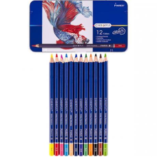 Набір кольорових олівців 12 кольорів Marco Chroma, в металевій упаковці 8010-12TN KNZ