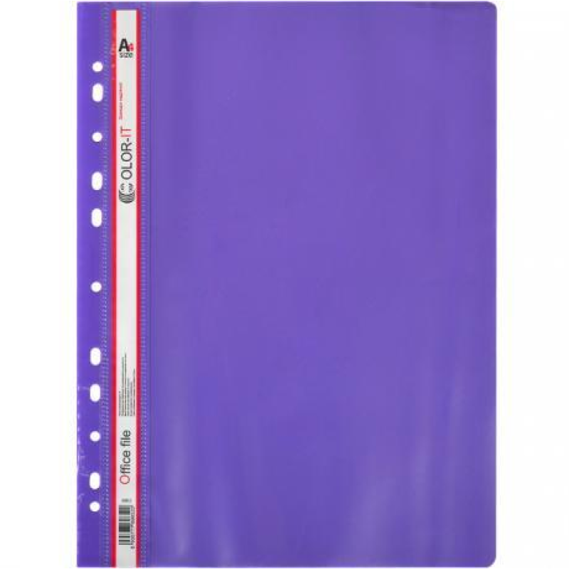 Швидкозшивач з перфорацією А4 “C“ пластиковий фіолетовий 69852 KNZ Швидкозшивач з перфорацією А4 “C“ пластиковий фіолетовий 69852 KNZ