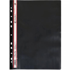 Швидкозшивач з перфорацією А4 “C“ пластиковий чорний 69852 KNZ