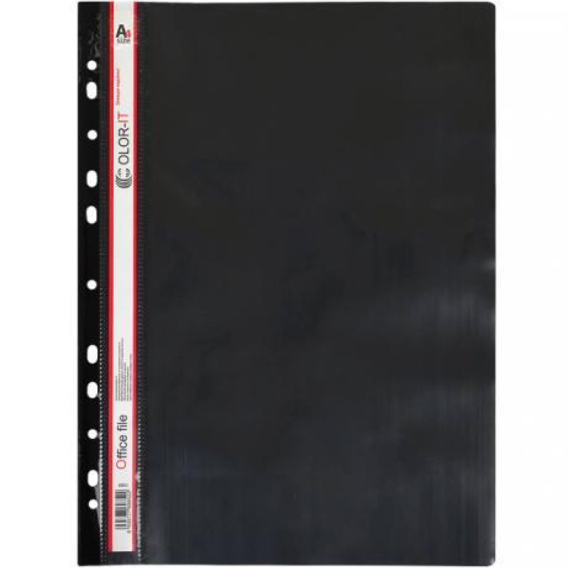 Швидкозшивач з перфорацією А4 “C“ пластиковий чорний 69852 KNZ Швидкозшивач з перфорацією А4 “C“ пластиковий чорний 69852 KNZ