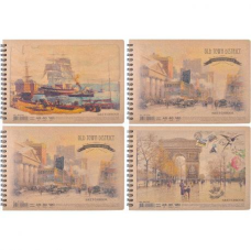 Альбом A5 “KRAFT“ 40 листів, 120г/м² спіраль KNZ