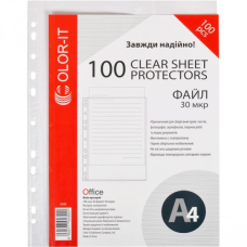 Файл А4 30 мікронів, 100 штук “С“ KNZ