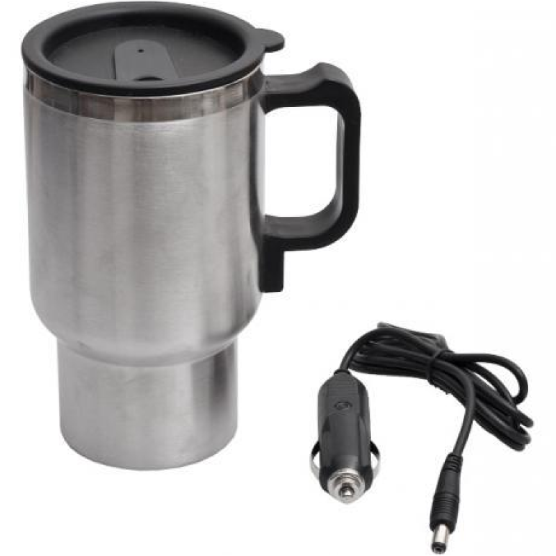 Термокухоль автомобільний з підігріванням 12v 380 мл 8,5*15,5*6,5см KNZ Термокухоль автомобільний з підігріванням 12v 380 мл 8,5*15,5*6,5см KNZ