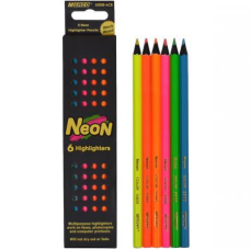 Олівці кольорові 6 кольорів “MARCO“ NEON 5500B-6CB KNZ