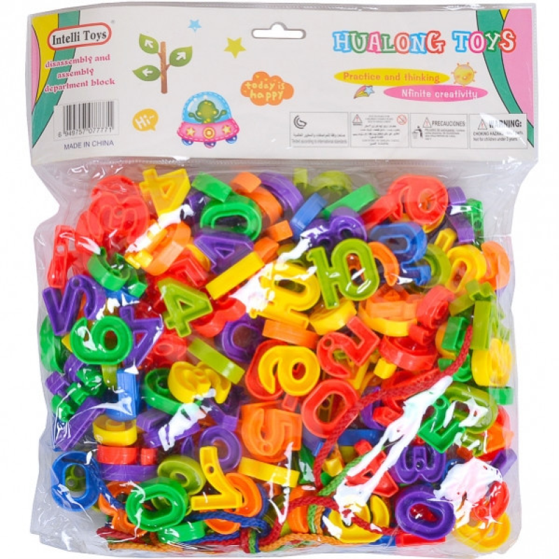 Конструктор Puzzle blocks “Цифри“ HUALONG TOYS HL6083 KNZ