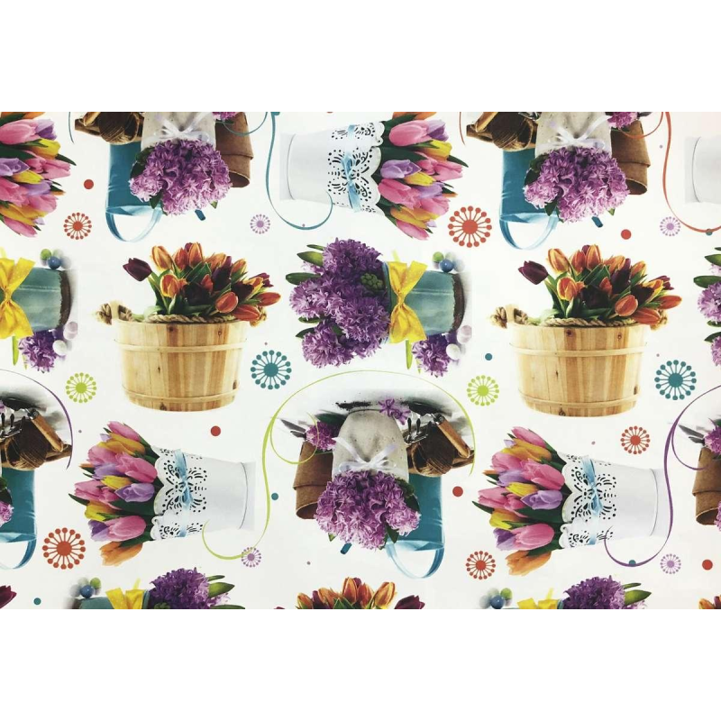 Крейдований папір - красиві букети, Unison, PVM10-11 KNZ Крейдований папір - красиві букети, Unison, PVM10-11 KNZ