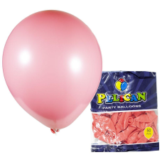 Кульки повітряні Pelican 10“ (26 см) макарун червоний 50 шт/уп 1050-909 KNZ