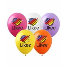 Кульки повітряні Pelican 12“ (30 см) “LIKEE-2“ 10шт/уп 828298 KNZ