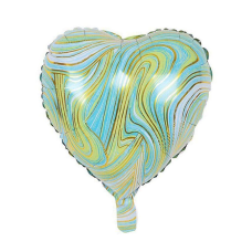 Кулька фольгована Pelican 18“, СЕРЦЕ АГАТ ЗЕЛЕНИЙ 45 см 833672 KNZ