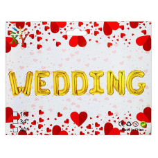 Набір з 7 кульок, WEDDING 16“ ЗОЛОТО 837221 KNZ