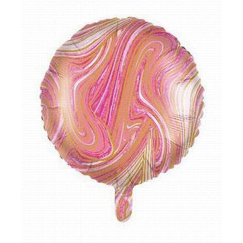 Кулька фольгований Pelican 18“, таблетки АГАТ РОЖОВИЙ 45 см KNZ