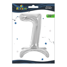 Цифра на підставці Pelican “7“ срібло 80см 831827 KNZ