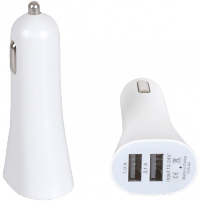 Автомобільний 2-USB адаптер 1А/2,1А KNZ Автомобільний 2-USB адаптер 1А/2,1А KNZ
