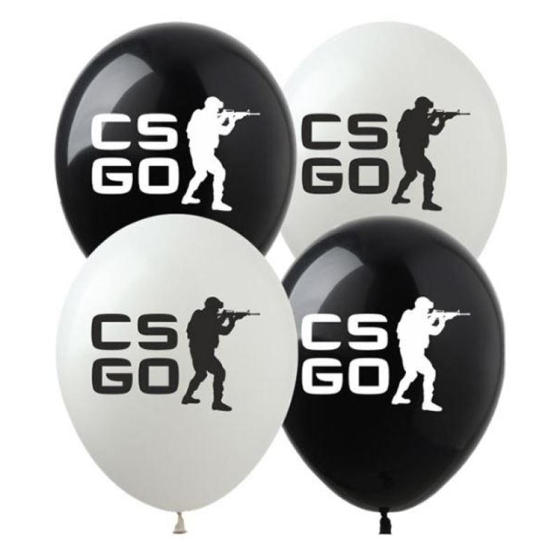 Кульки повітряні Pelican 12“ (30 см) “Counter Strike“ 10 шт/уп 828283 KNZ