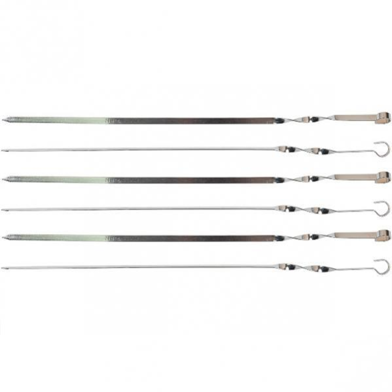 Набір шампурів 59 см 6шт KNZ