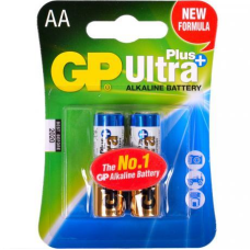 Батарейка GP лужна LR6 AA Alkaline Ultra+ 1.5V KNZ