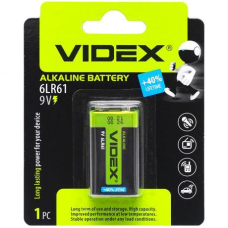 Батарейка Videx Alkaline 6LR61 Крона KNZ