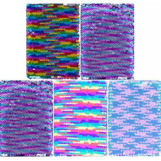 Блокнот з паєтками 15*10,5 см тверда обкладинка, клітинка, 56 аркушів KNZ