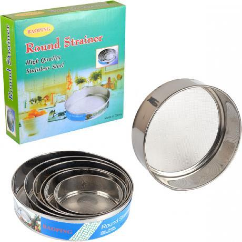 Набір сит для просіювання борошна 6 штук метал KNZ