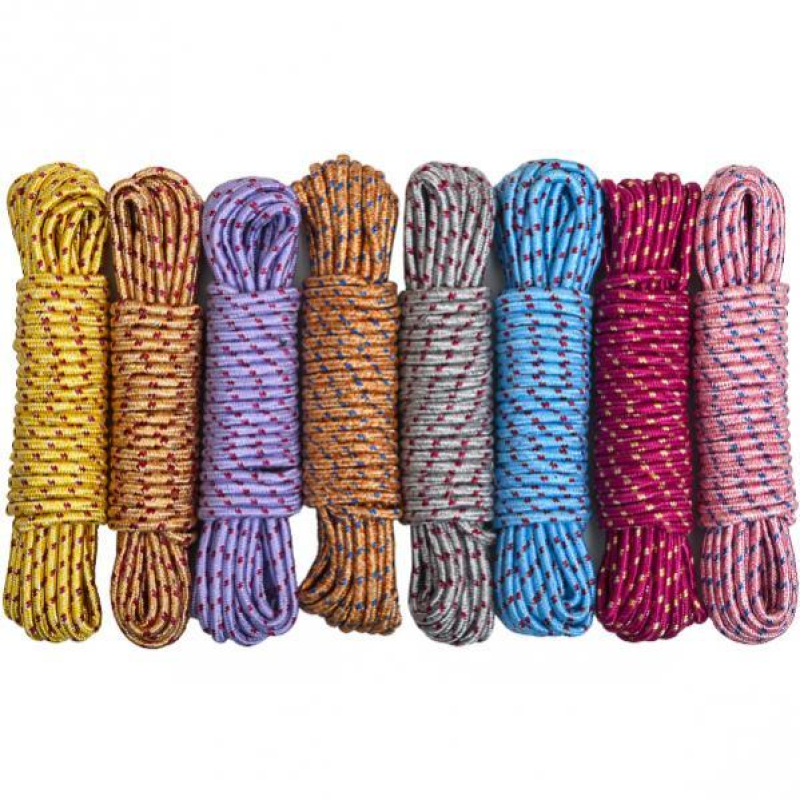 Побутова плетена мотузка D=5мм L=10м KNZ Побутова плетена мотузка D=5мм L=10м KNZ