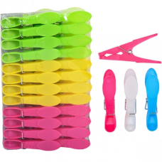 Прищіпки для білизни пластикові “Кольорові“ 8см KNZ