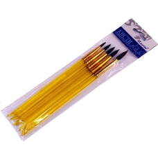 Набір пензлів нейлон 1980-5 круглі (5 шт ) KNZ