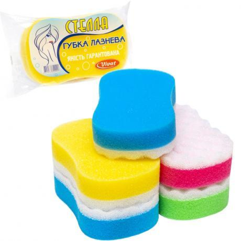 Губка банна “Стелла“ 17,5*10,5*5см поліуретан KNZ