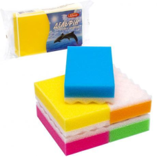 Губка банна “Дельфін“ 17*10*5 см, поліуретан KNZ