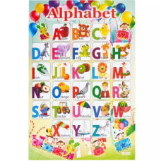 Навчальний плакат “Алфавіт АНГЛІЙСЬКИЙ“ KNZ