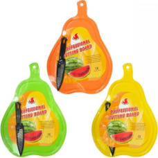 Дошка обробна з ножем “Груша“ 36х25 см 3-77 KNZ