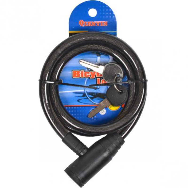 Тросовий велозамок 12мм*1м KNZ