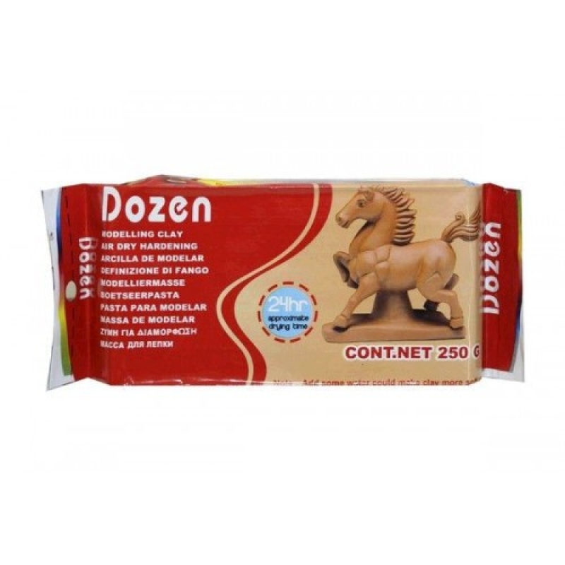 Паста для моделювання B250 коричнева 250 гр (висохне на повітрі, не вимагає випалу) KNZ Паста для моделювання B250 коричнева 250 гр (висохне на повітрі, не вимагає випалу) KNZ