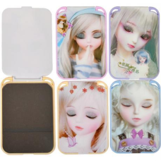 Дзеркало складне в пластиковій оправі Х1-110 13*9см KNZ