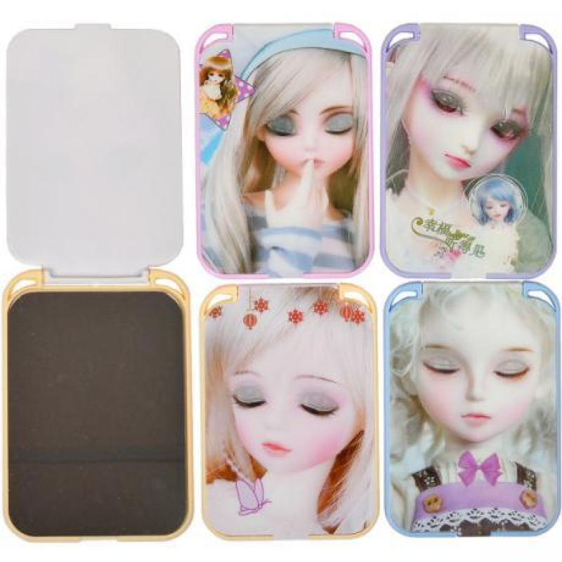 Дзеркало складне в пластиковій оправі Х1-110 13*9см KNZ Дзеркало складне в пластиковій оправі Х1-110 13*9см KNZ