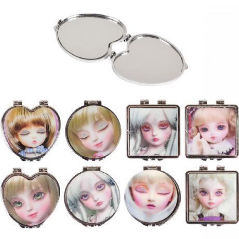 Зеркало мало складне в пластиковій оправі 7,5*6см KNZ Зеркало мало складне в пластиковій оправі 7,5*6см KNZ