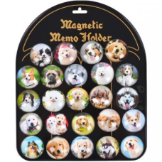 Магніт “Собачки“ круглий 24 шт 2-123 на планшеті KNZ