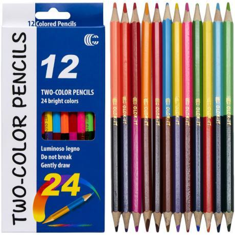 Олівець CR12/24 кольору “Two-color“ “С“ KNZ Олівець CR12/24 кольору “Two-color“ “С“ KNZ