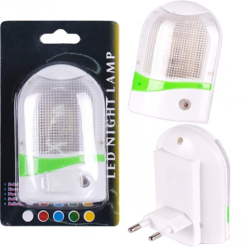 Нічничок з датчиком освітлення 1W 220V 8*6см KNZ Нічничок з датчиком освітлення 1W 220V 8*6см KNZ