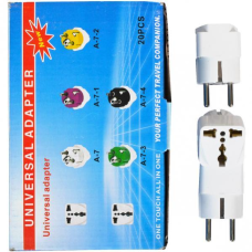 Перехідник живлення для розеток UK/US -> EU KNZ