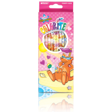 Олівці графітні “MARCO“ Colorite з гумкою (12 шт) 1000EP-12CB KNZ