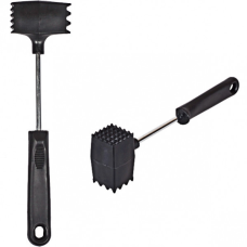 Молоток для відбивання м“яса чорний 25см, ударна частина 6*3см KNZ