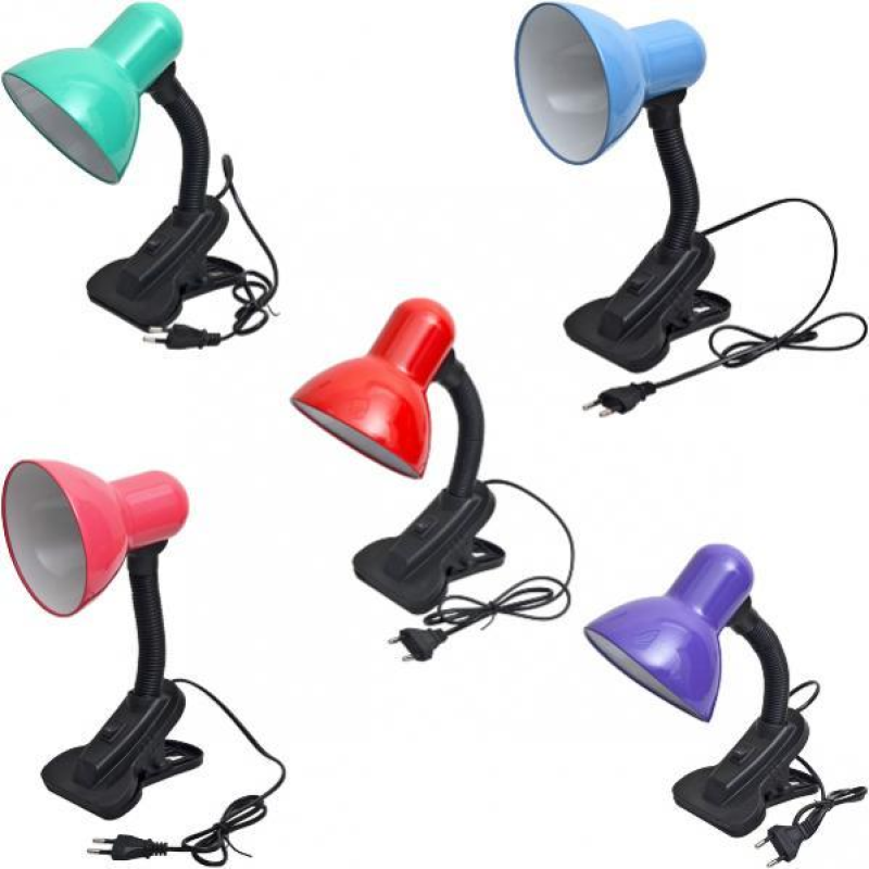 Настільна лампа на прищіпці 25см 108В KNZ Настільна лампа на прищіпці 25см 108В KNZ