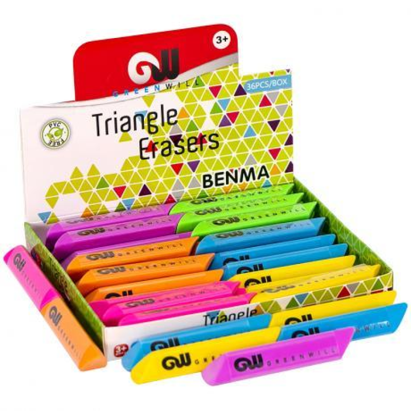 Гумка кольорова С02155 KNZ