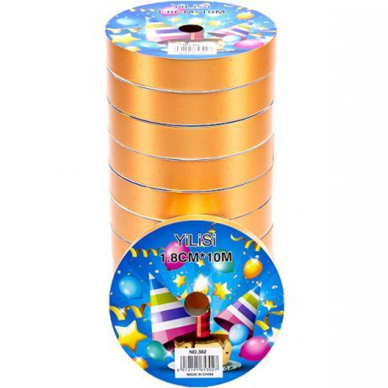 Стрічка 18мм*10м помаранчева, 10 штук 13-181 KNZ