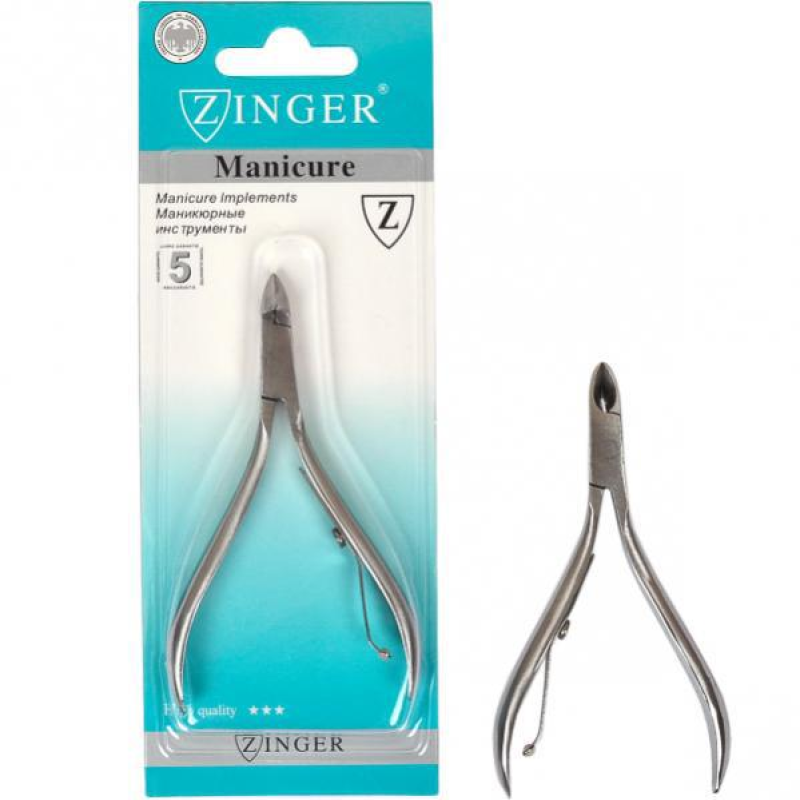 Кусачки манікюрні “Zinger Classic“ нержавіюча сталь 9 см KNZ Кусачки манікюрні “Zinger Classic“ нержавіюча сталь 9 см KNZ